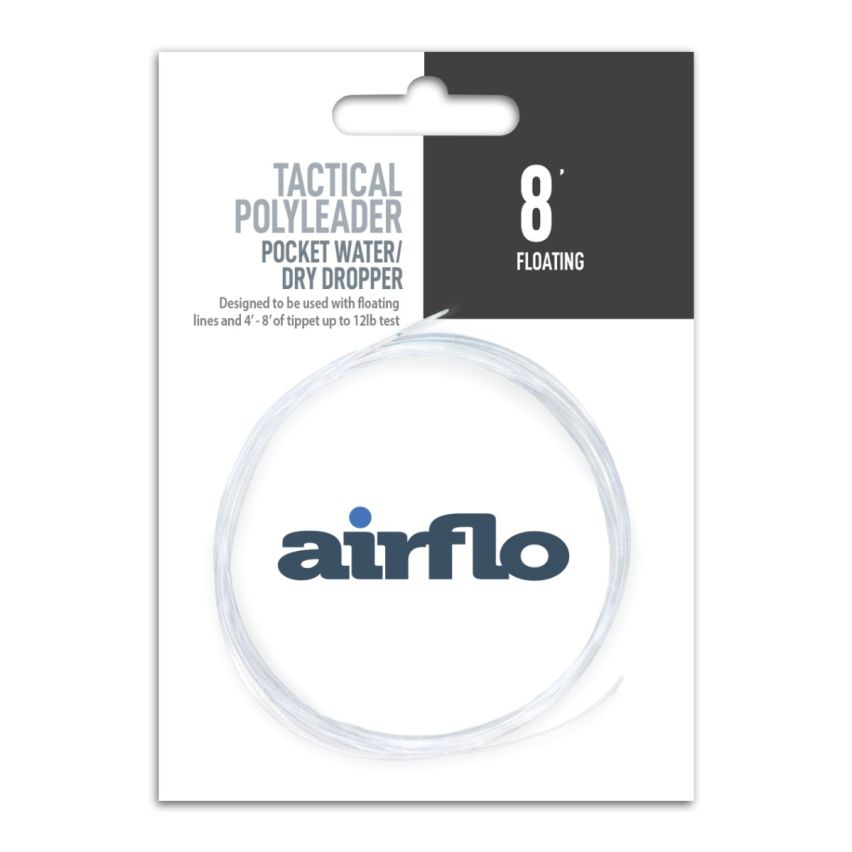 Airflo Tactical Polyleaders Pocket Water/Dry Dropper 8' Leaders & Tippet