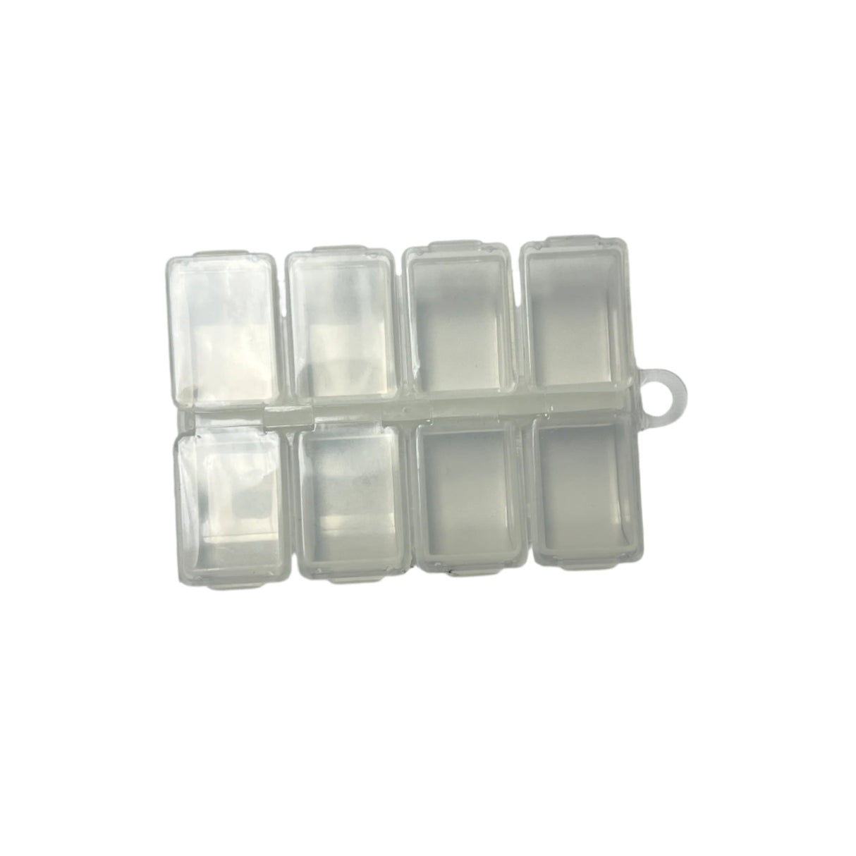 Angler's Accessories Snap Top Midge Box, 8-Comp Fly Box