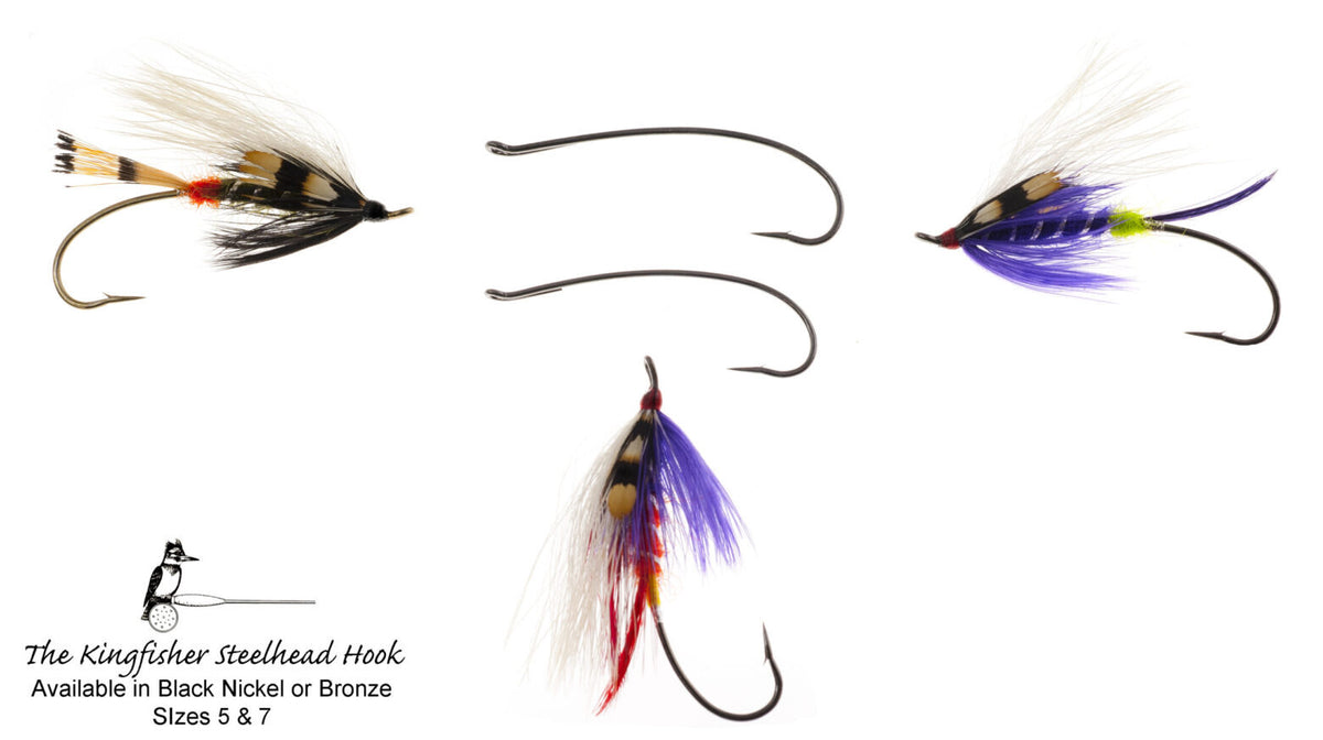 Aqua Flies Kingfisher Steelhead Hooks – Dakota Angler Outfitter