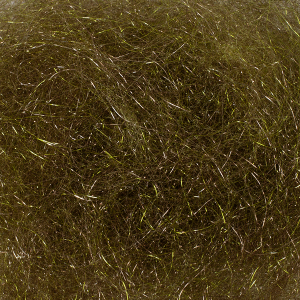 Arizona Minnow Hair Dark Olive Brown Flash, Wing Materials