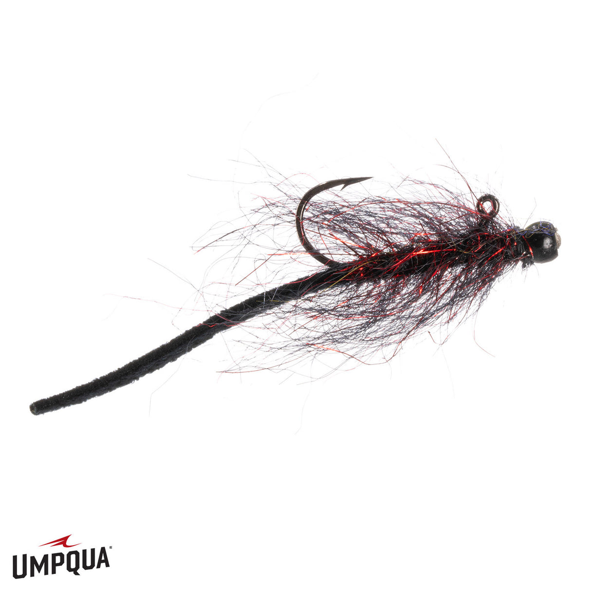Balanced Leather Leech Black/Red / 10 Flies