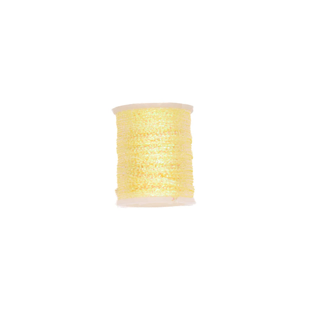 Cascade Crest Pearlescent Flat Braid Yellow Wires, Tinsels
