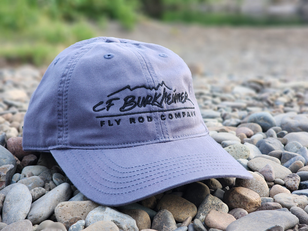 CF Burkheimer Relaxed Twill Hat Slate Blue Hats, Gloves, Socks, Belts