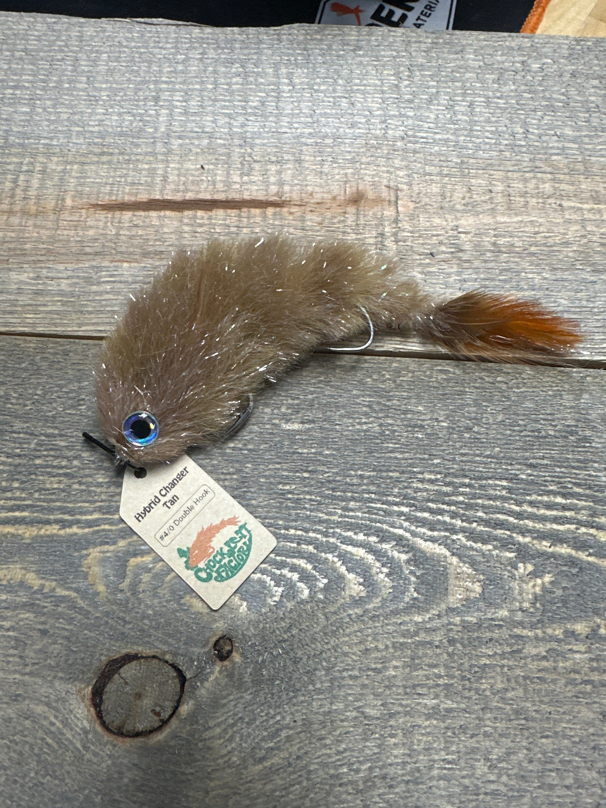 Chocklett's Hybrid Game Changer (double hook)6.5"-  4/0 Tan Warmwater Flies