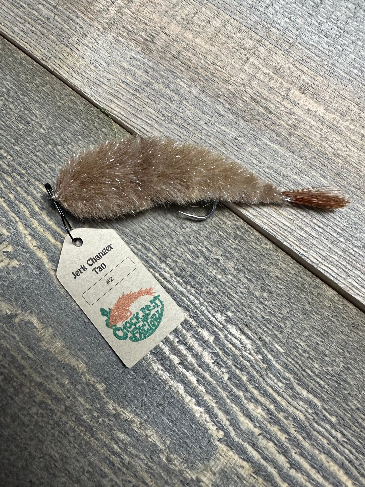 Chocklett's™ Jerk Changer™ Tan / #2 Small 4" Flies