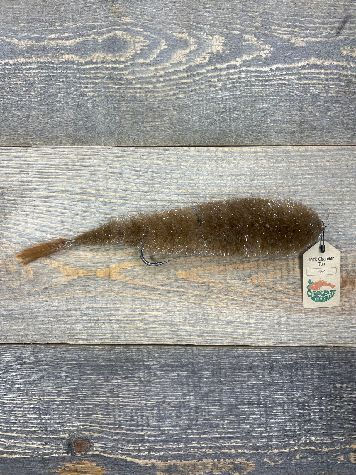 Chocklett's™ Jerk Changer™ Tan / 5/0 X Large 8" Flies