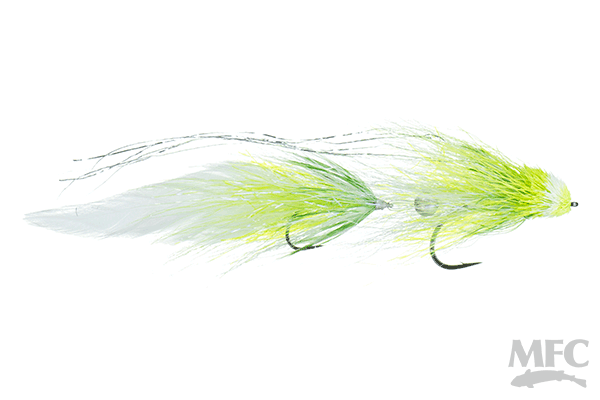 CJ's Sluggo Chartreuse/White / #1/0 Flies