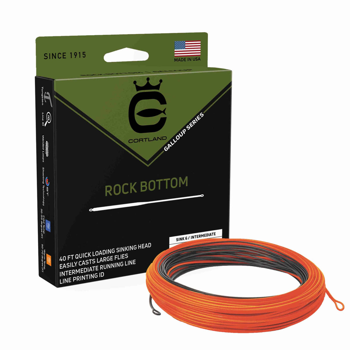 Cortland Galloup's Rock Bottom Fly Line Fly Line