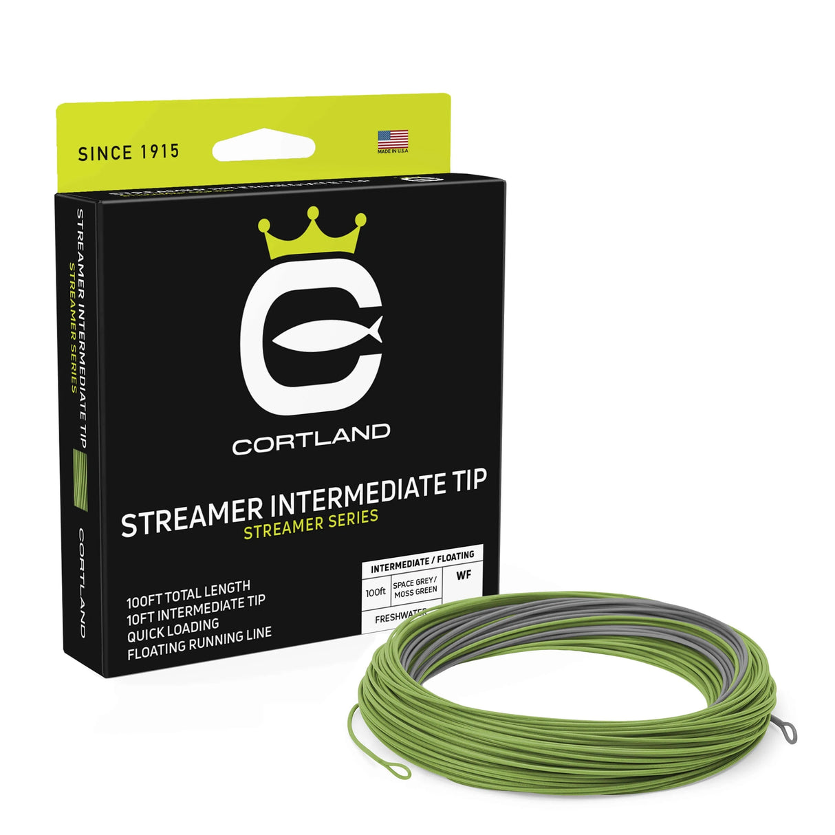 Cortland Streamer Intermediate Tip Fly Line WF5I/F Fly Line