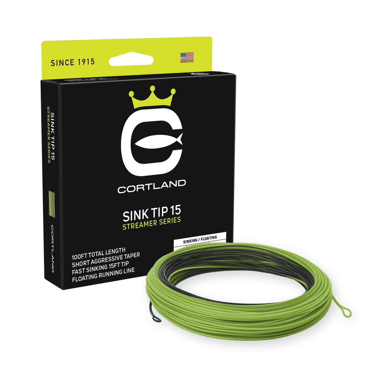 Cortland Streamer Sink Tip 15 Fly Line WF5S/F Fly Line