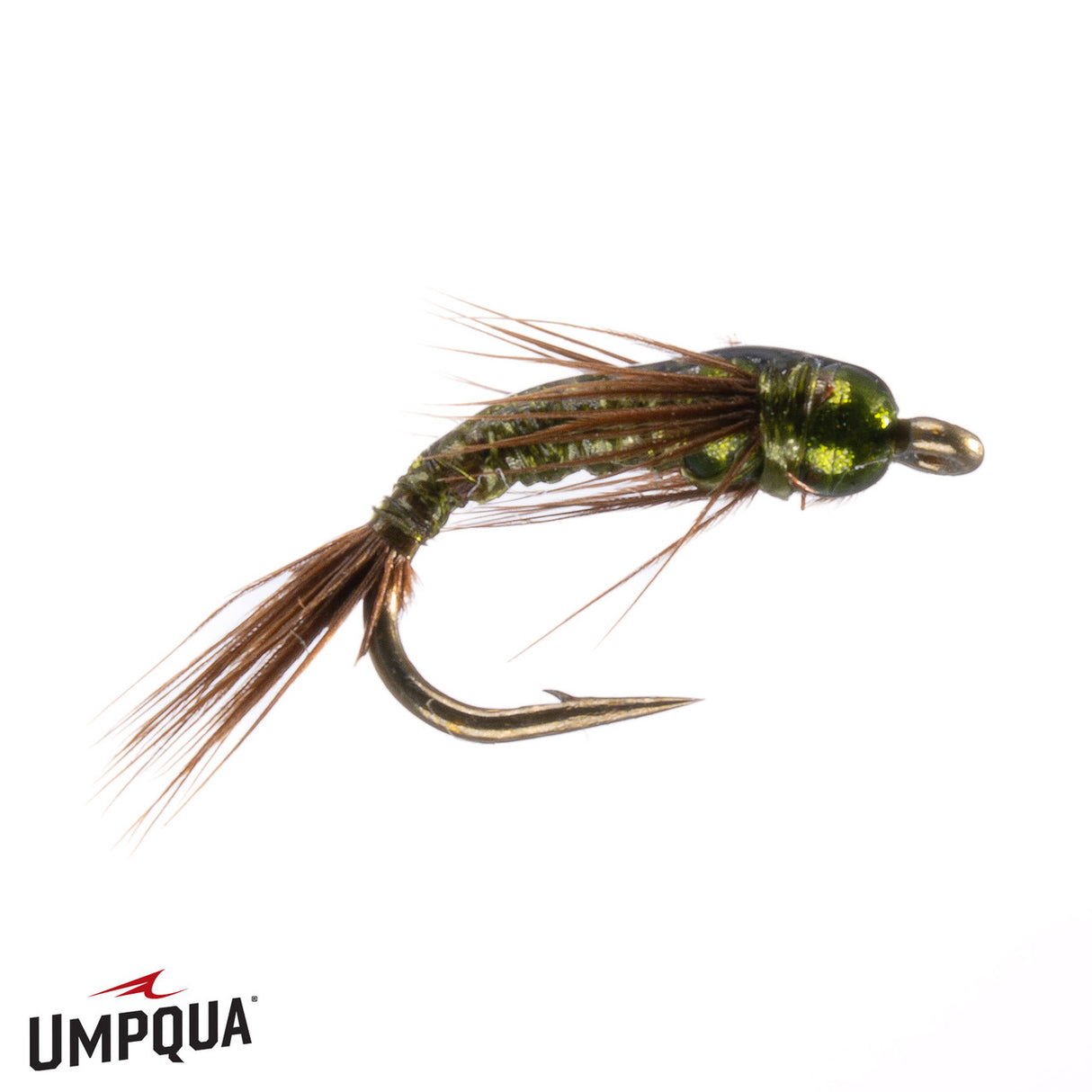 Craven's Lil Bit Nymph 18 / Dark Olive Trout Flies
