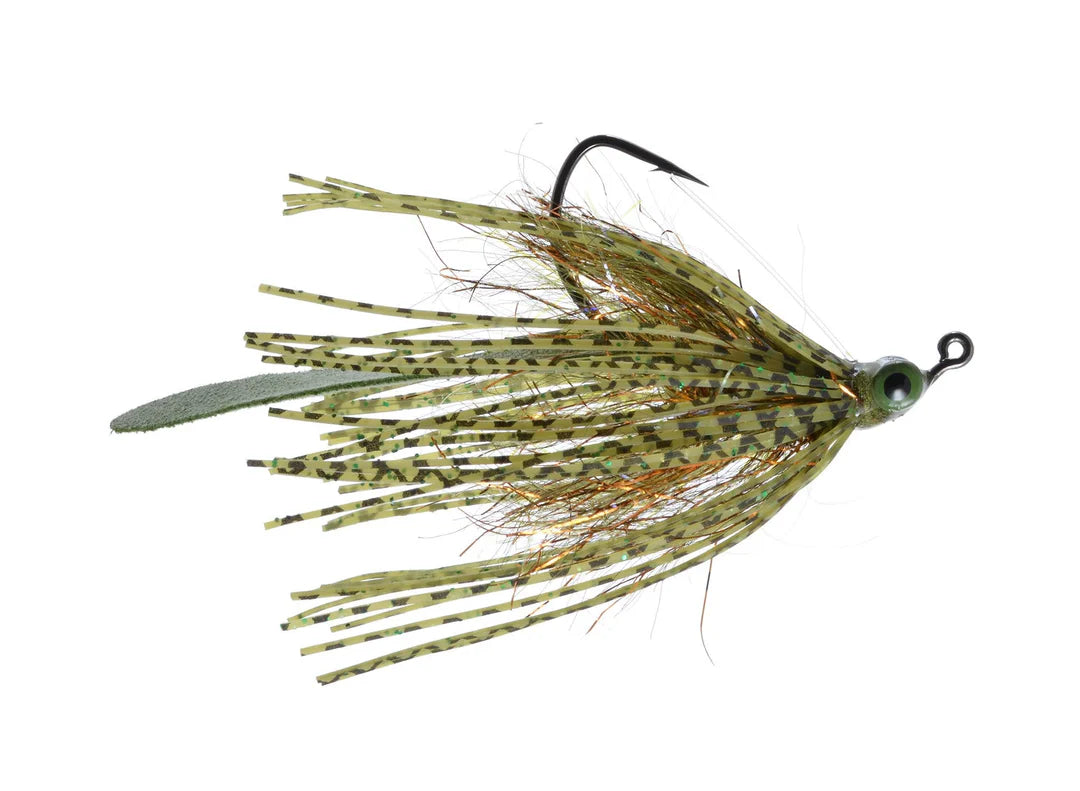 Ehler's Grim Reaper Green Pumpkin Warmwater Flies
