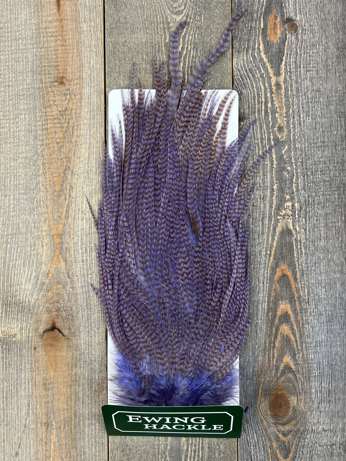 Ewing Bleached Ewing Saddles Lavender Streamer Feathers