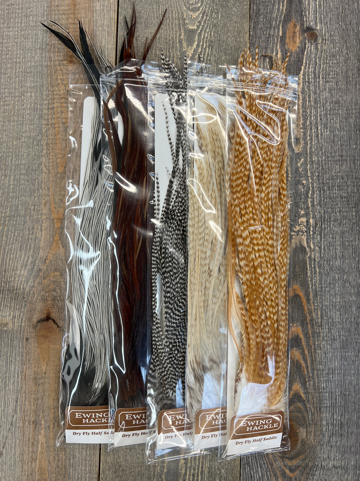 Ewing Dry Fly #2 Half Saddle Dry Fly Hackle
