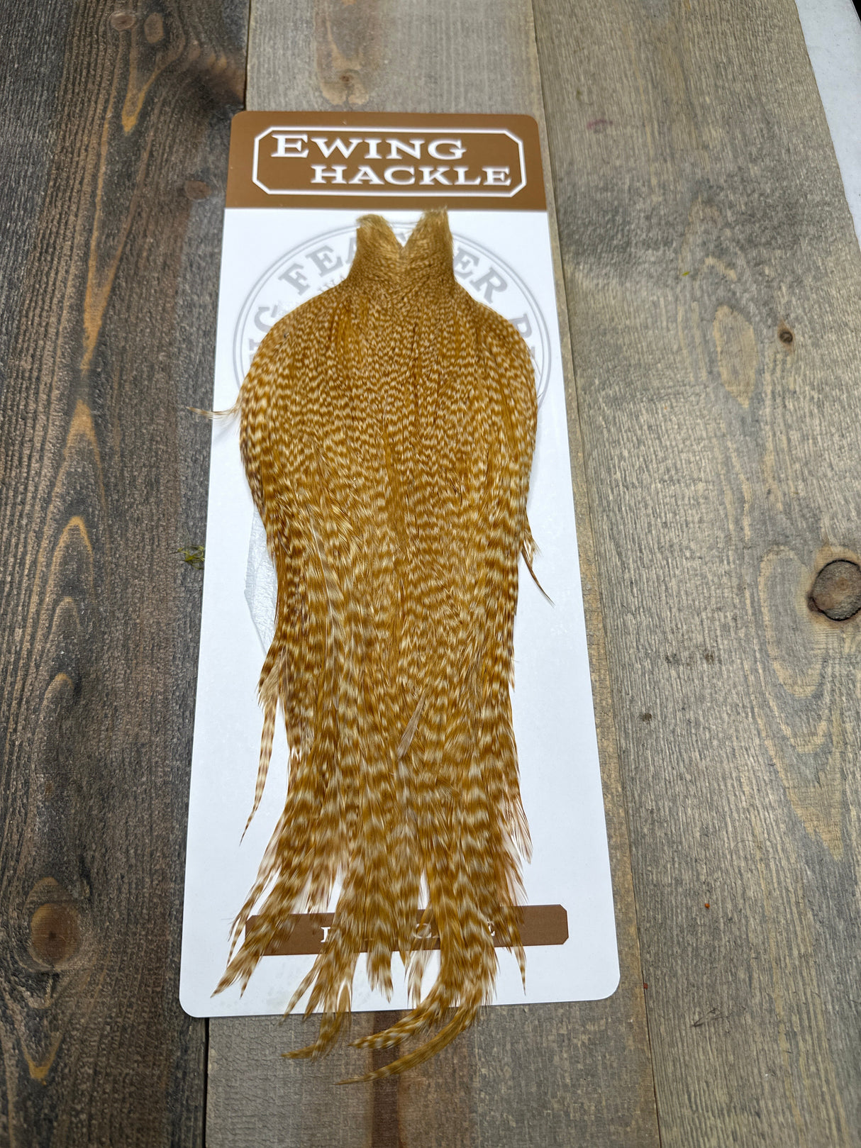 Ewing Dry Fly Cape Barred Ginger Dry Fly Hackle