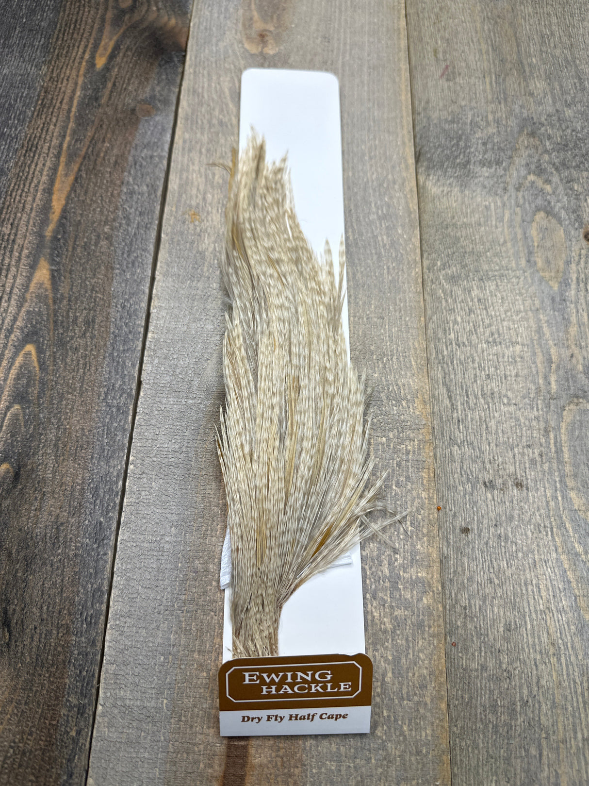 Ewing Dry Fly Half Cape Barred Dun Dry Fly Hackle