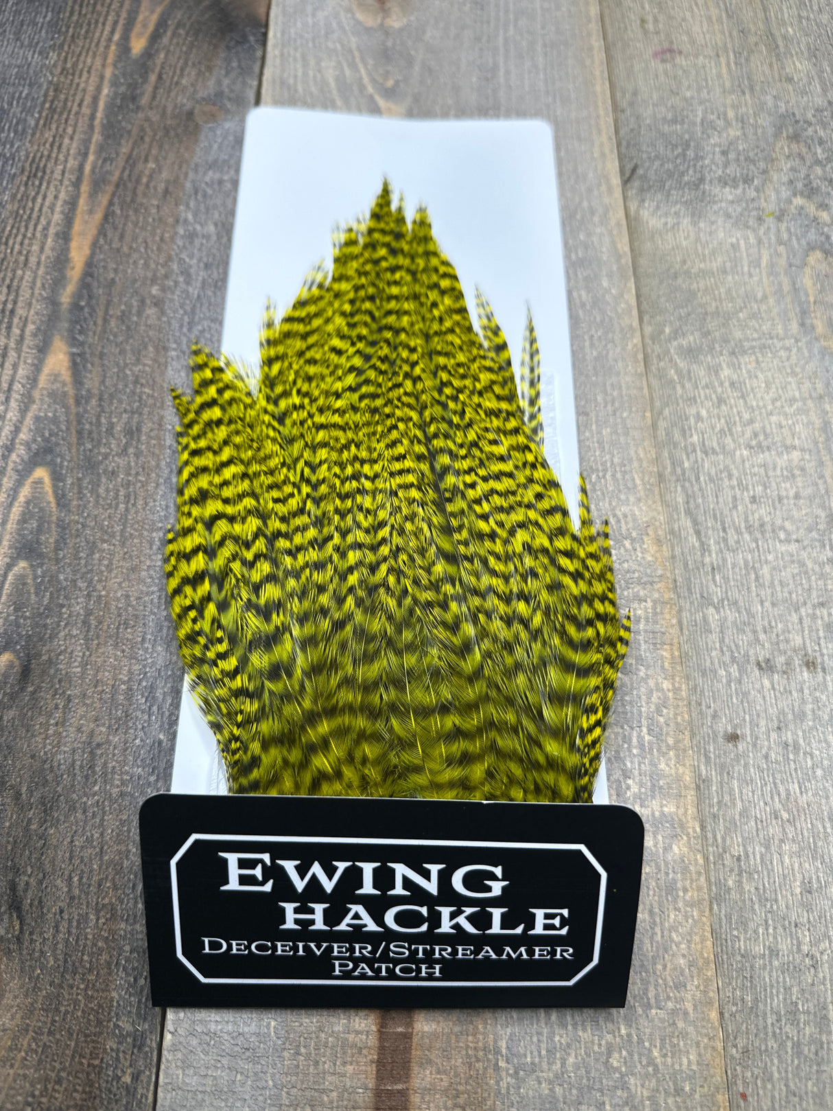 Ewing Grizzly Deceivers Yellow Chartruese Streamer Feathers