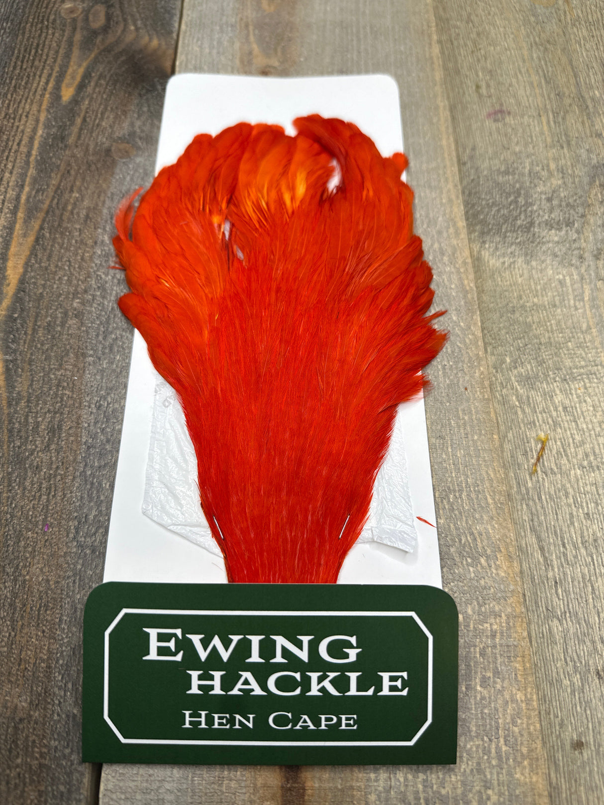 Ewing White Hen Cape Orange Hen Hackle
