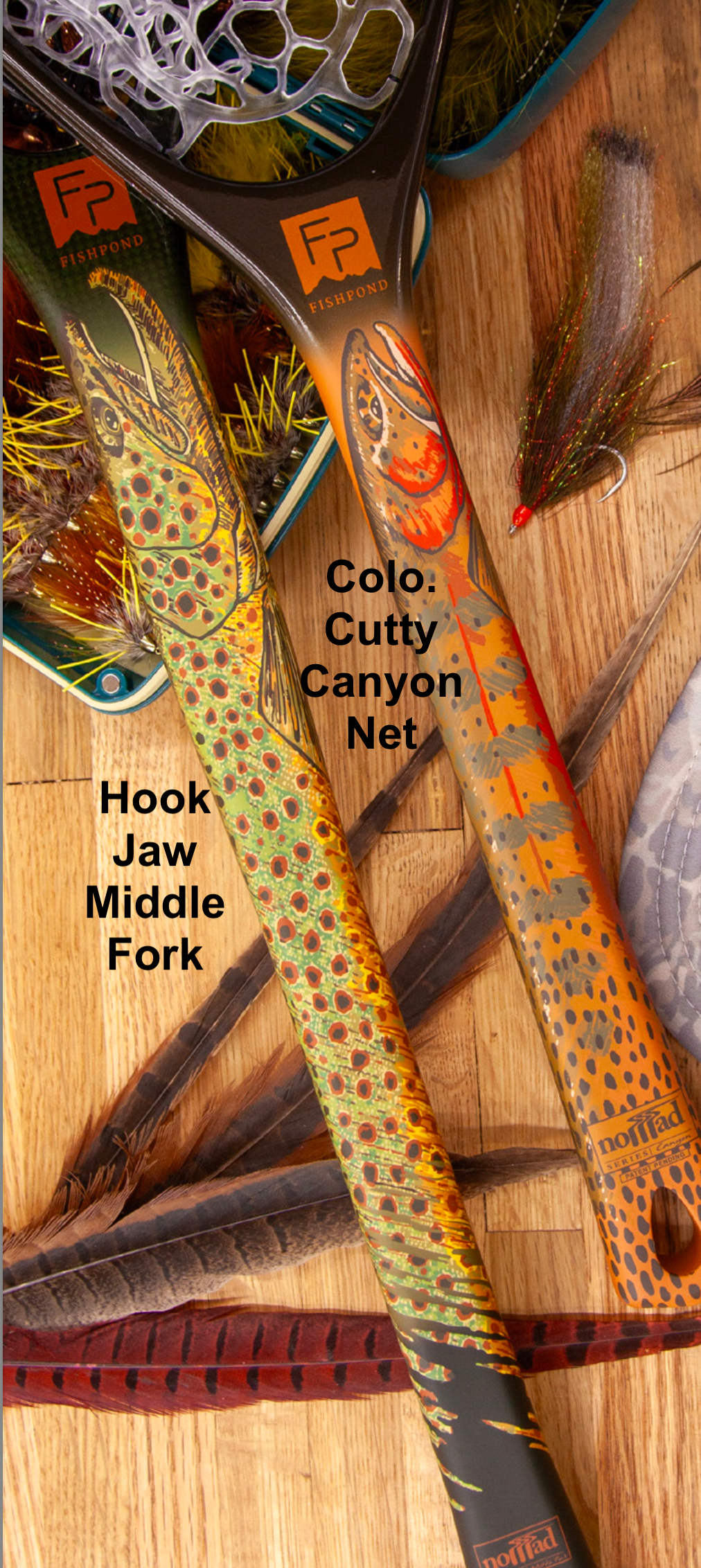 Fishpond Nomad Middle Fork Net- Hook Jaw Landing Net