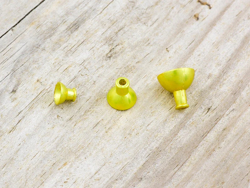 Frodin FITS Tungsten Turbo Tubes Yellow Met / S (4 mm) Tube Fly Materials & Tools