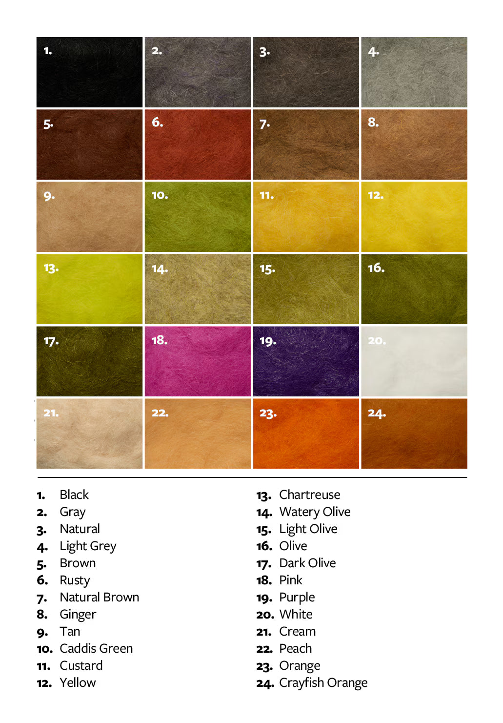 Fulling Mill Eco Rabbit Dubbing Dubbing