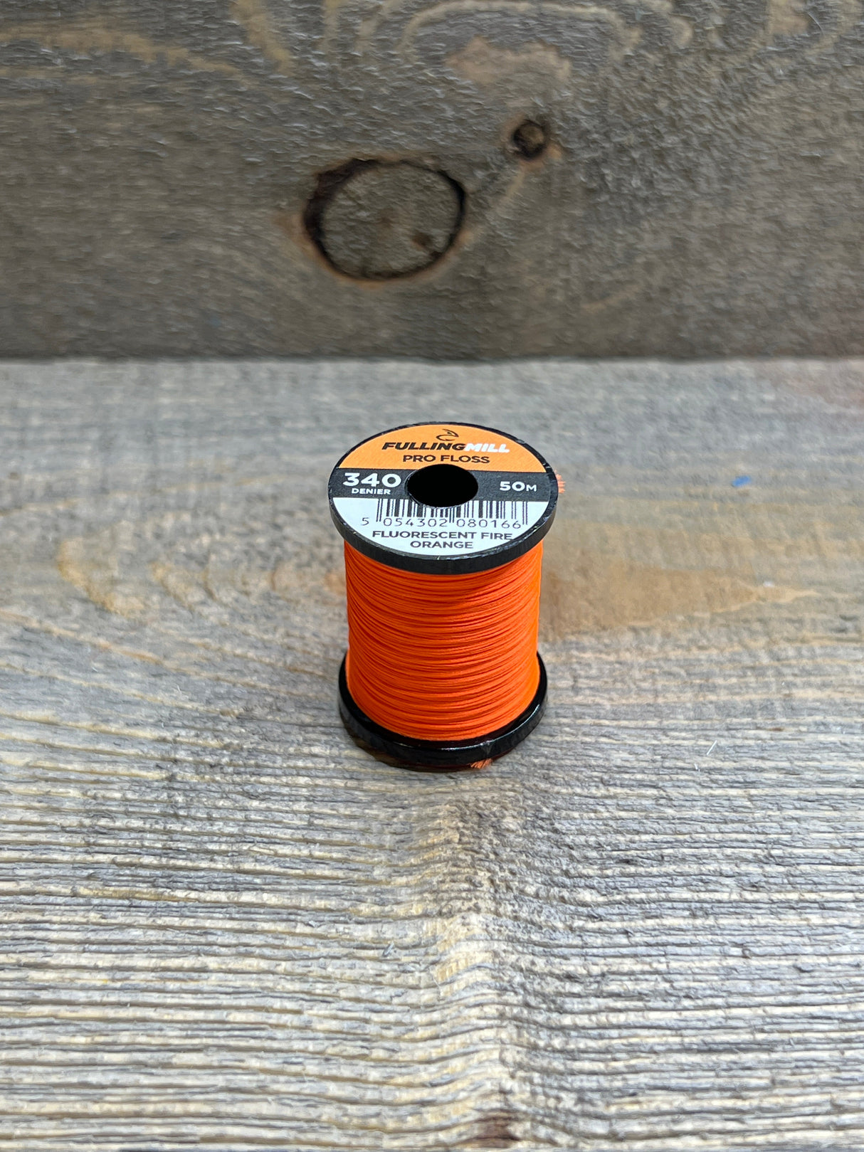 Fulling Mill Pro Floss 340 Denier Fluorescent Fire Orange Threads