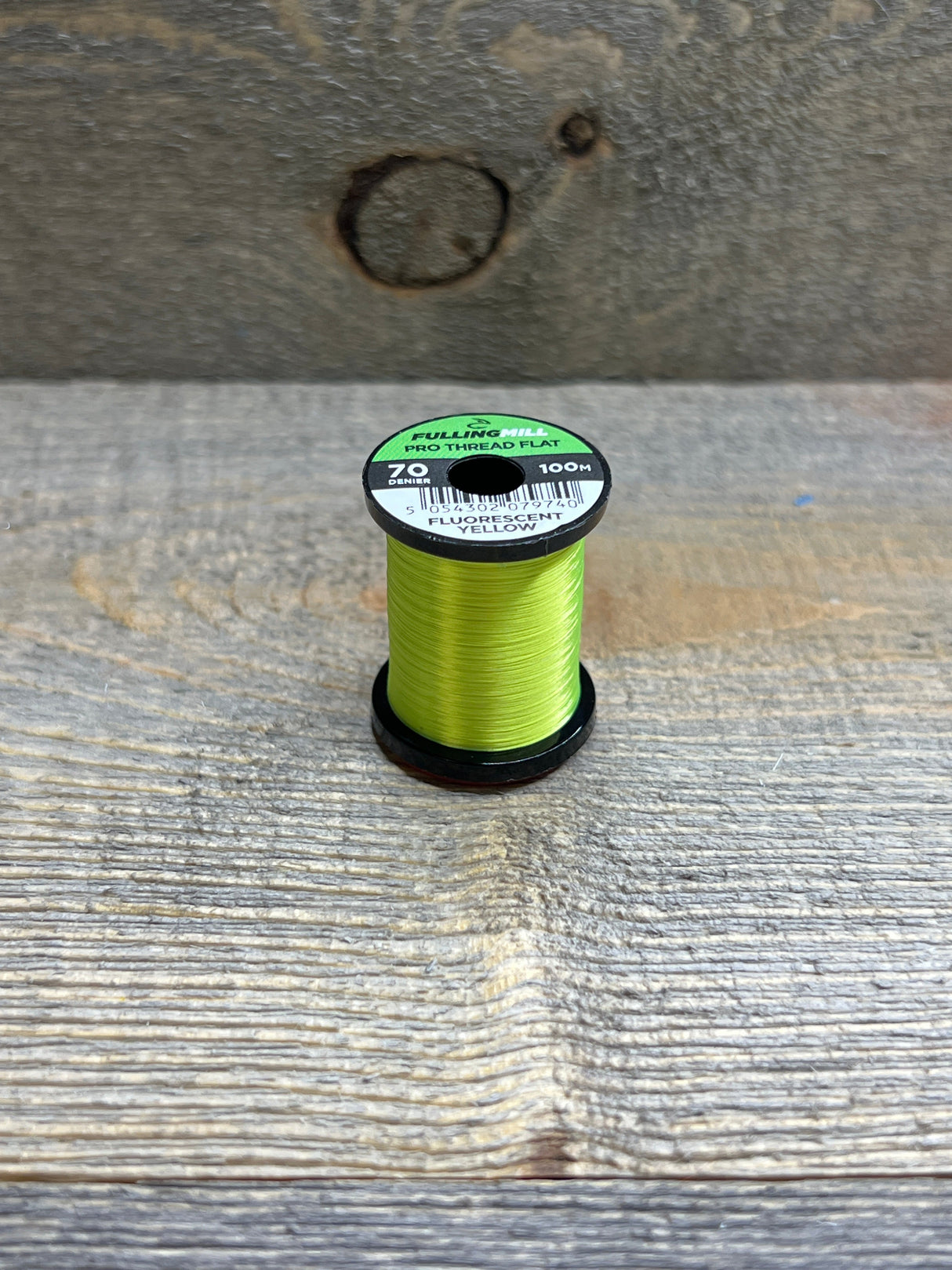 Fulling Mill Pro Thread Flat 70 Denier Fluorescent Yellow Threads