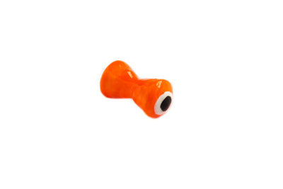 Fulling Mill Streamer Eyes Tungsten Fluorescent Orange / 3.0mm Small Beads, Eyes, Coneheads