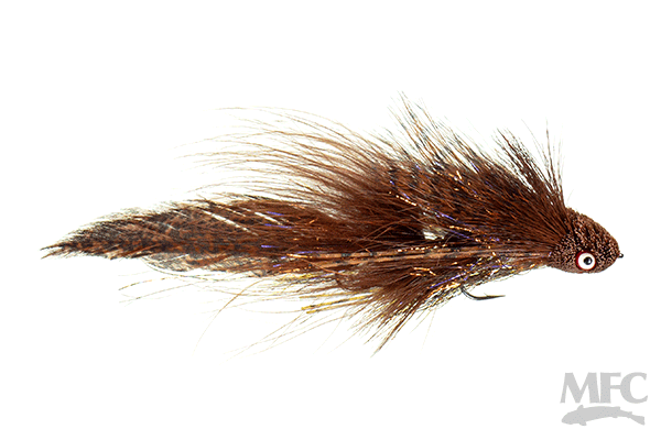 Galloup's Flat Head Kitty Streamer Brown Flies