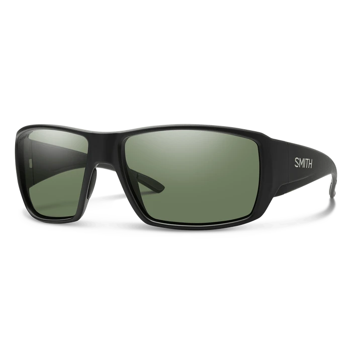 Guide's Choice XL Matte Black ChromaPop Polarized Gray Green Eyewear