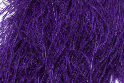 Hareline Dyed Over White Peacock Herl Purple #298 Saddle Hackle, Hen Hackle, Asst. Feathers