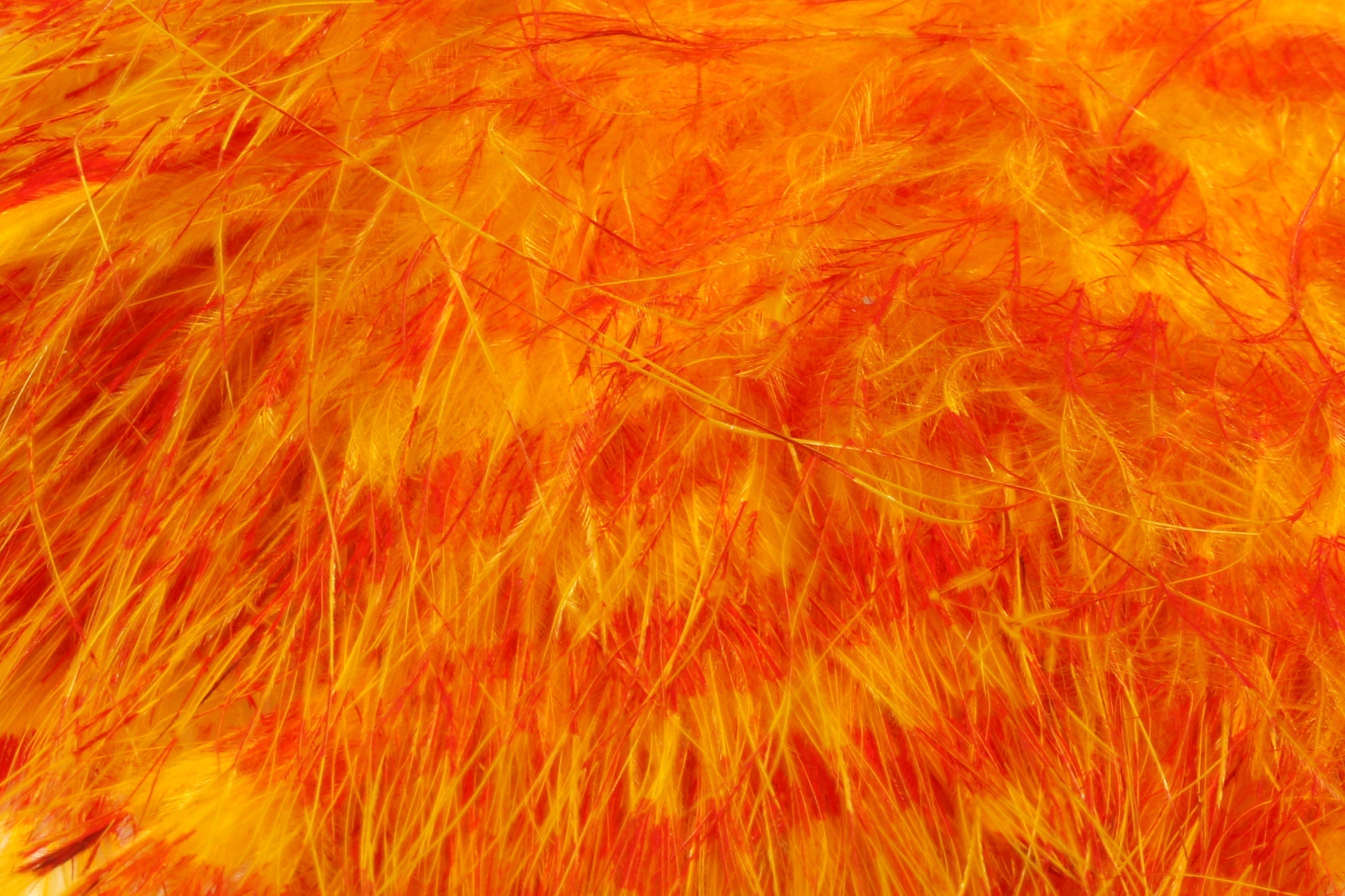 Hareline Mini Marabou Hot Orange #187