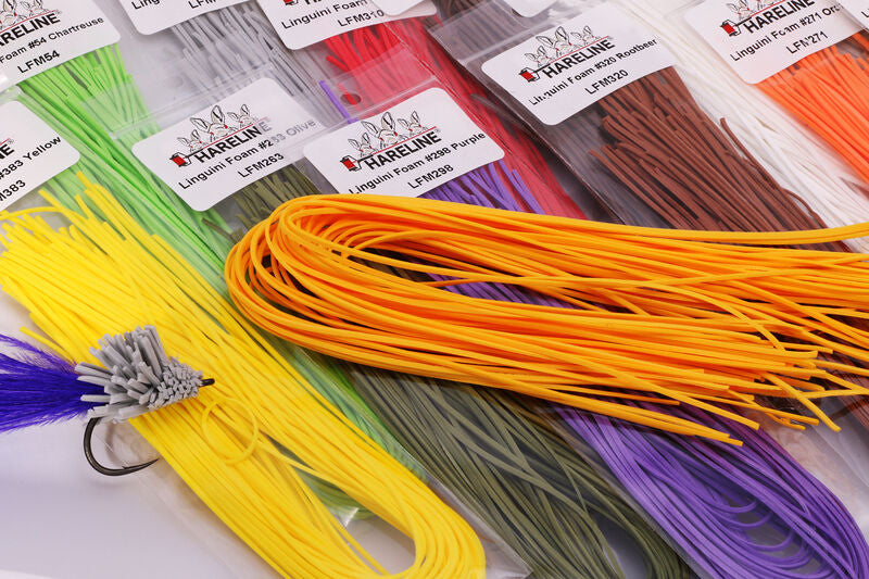 Hareline Linguini Foam Foam Fly Tying Sheets, Bodies, Tools
