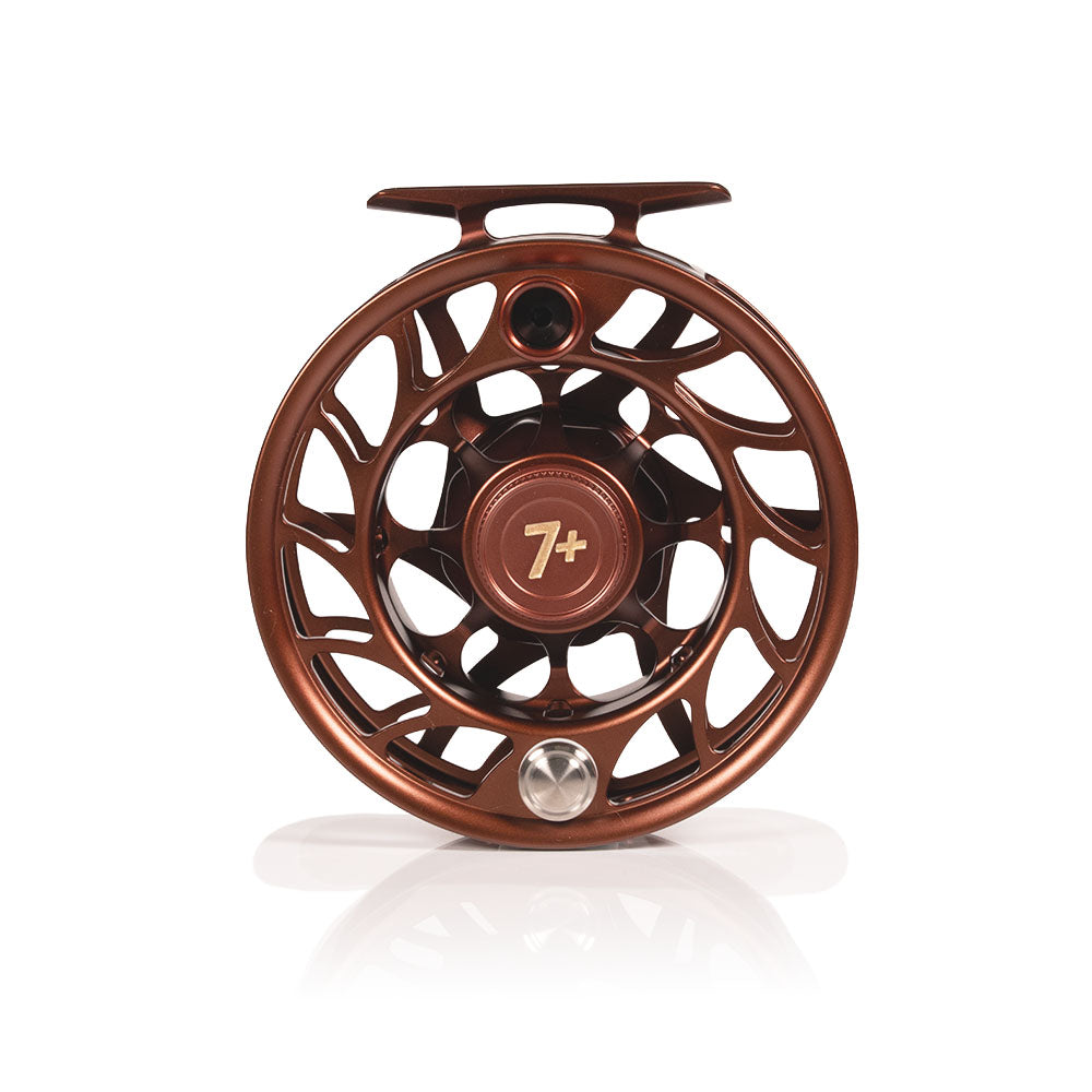 Hatch 2026 Custom Rust Iconic Reel 7 Plus Large Arbor (7-9) / Rust Fly Reel