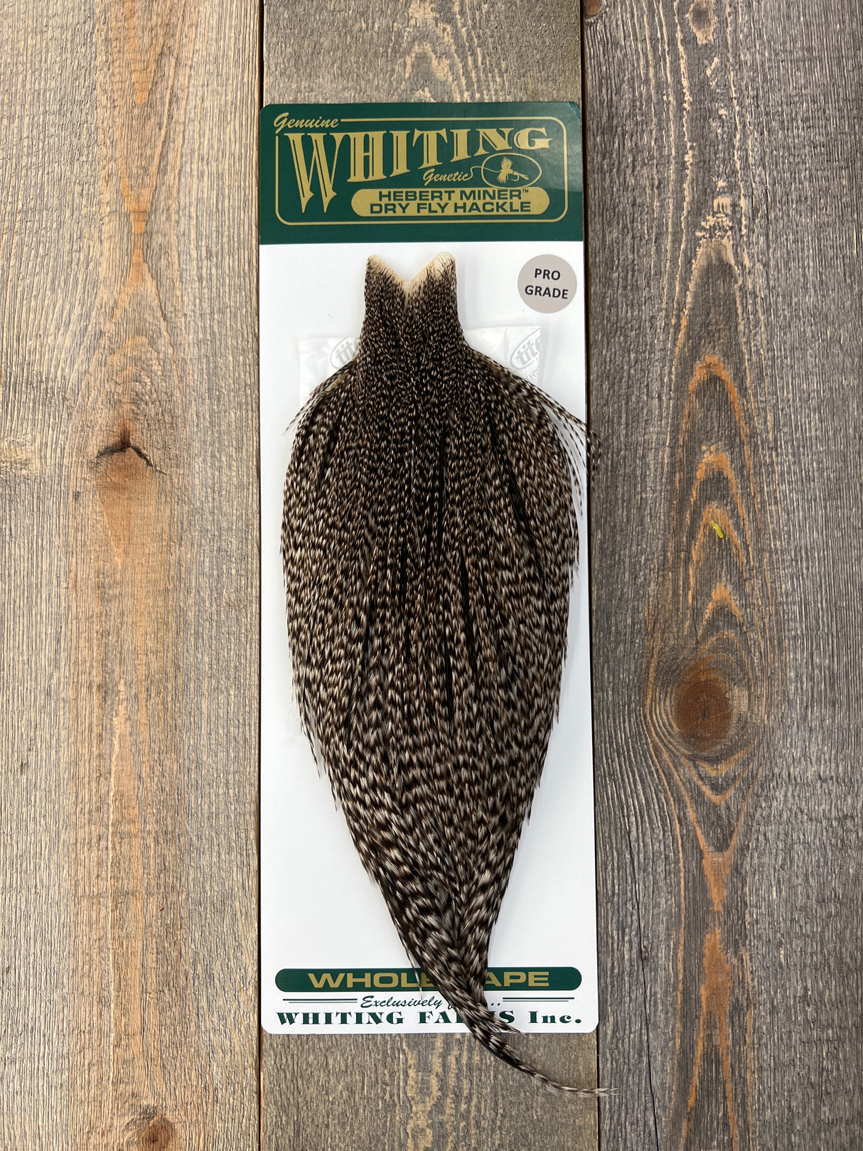 Hebert Pro Grade Cape Grizzly Variant Dry Fly Hackle