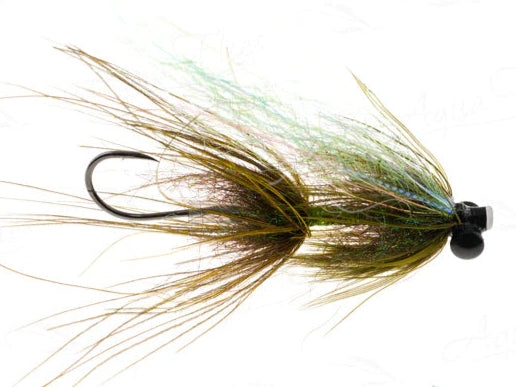 Jeremiah's Little Invader Tube Fly Olive Trout Flies