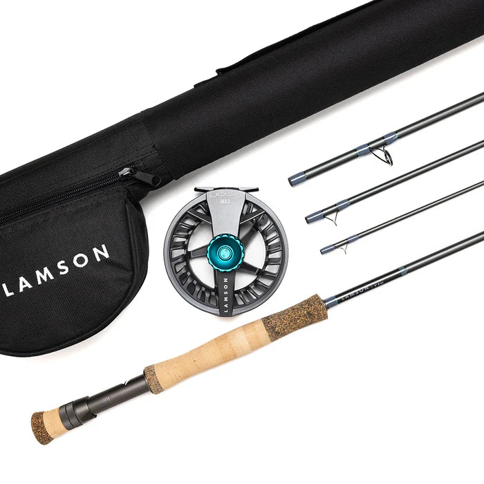 Lamson Liquid Max Fly Rod Outfit without line 8wt 908-4 Fly Rods