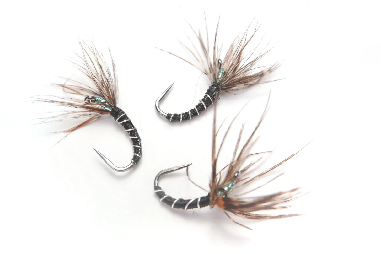 Light Japanese Lantern (Size 12, 3 Flies) Tenkara