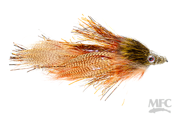 Lynch's Mini Drunk & Disorderly Orange/Olive / 6 Flies