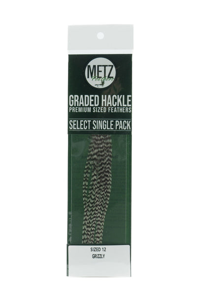 Metz Hackle Select Single Size Pack Dry Fly Hackle