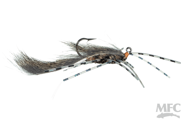 MFC Jig Squirdle Bug Natural over Coffee/Black / #08 Nymphs