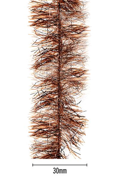 MFC Senyo's Peppered Satin Chenille Brown / 30mm Chenille