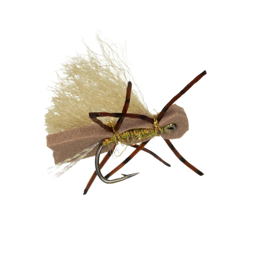 Micro Chubby Chernobyl Gold / 14 Trout Flies