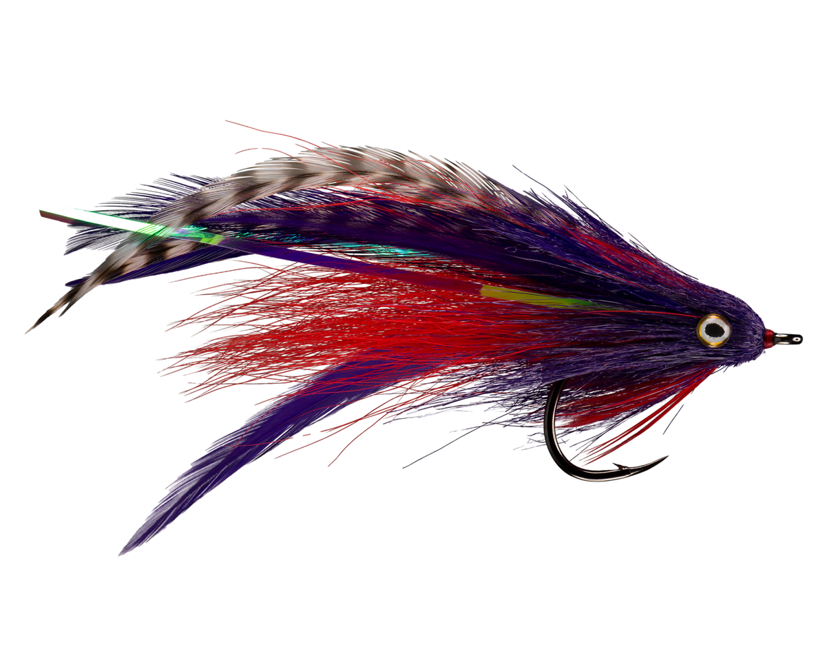 Morrish Jungle Love Streamer Purple/Red / 2/0 Flies