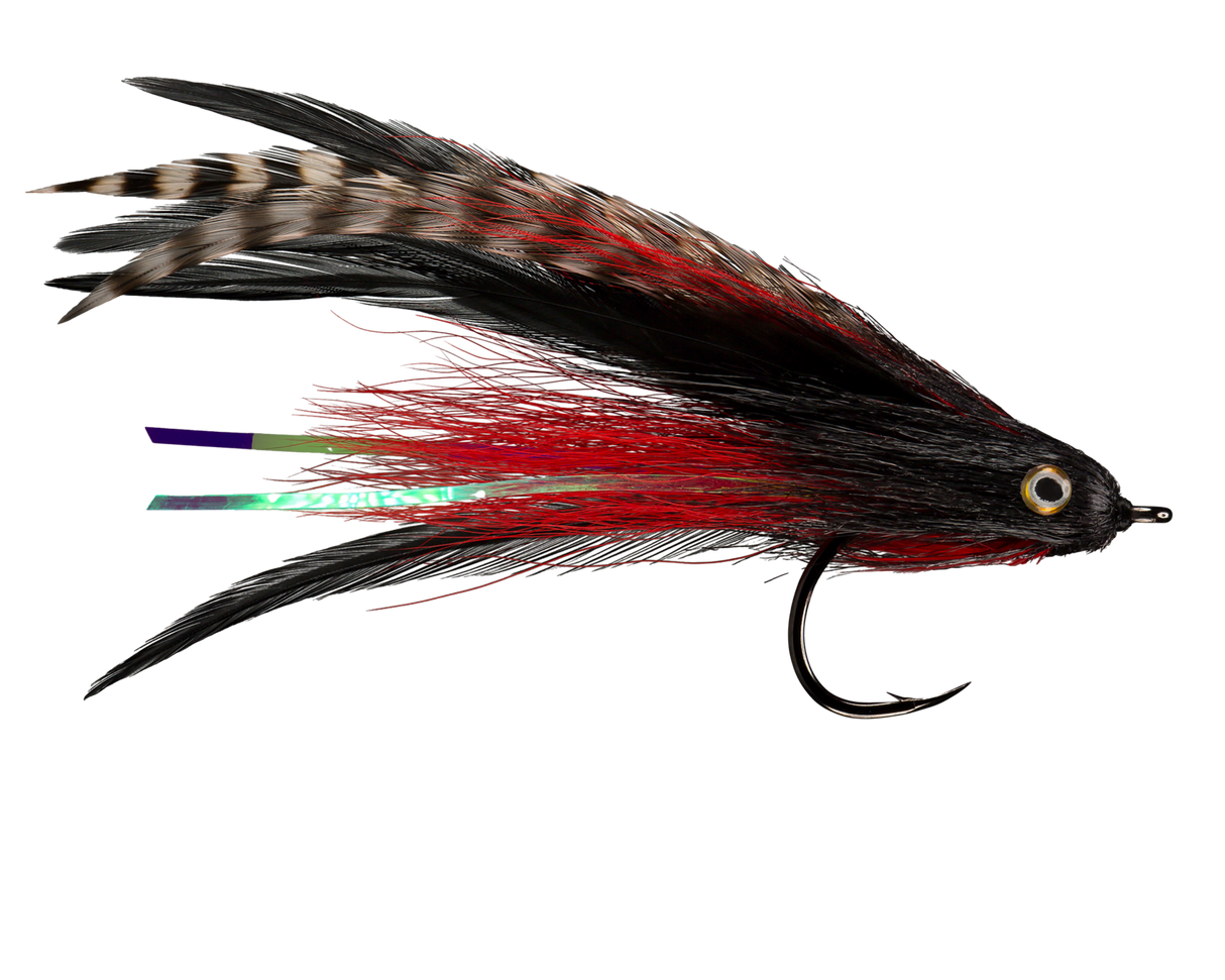 Morrish Jungle Love Streamer Red/Black / 2/0 Flies