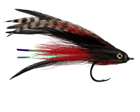 Morrish Jungle Love Streamer Red/Black / 2/0 Flies