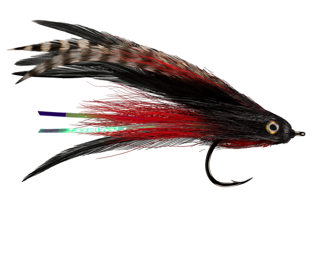 Morrish Jungle Love Streamer Red/Black / 2/0 Flies