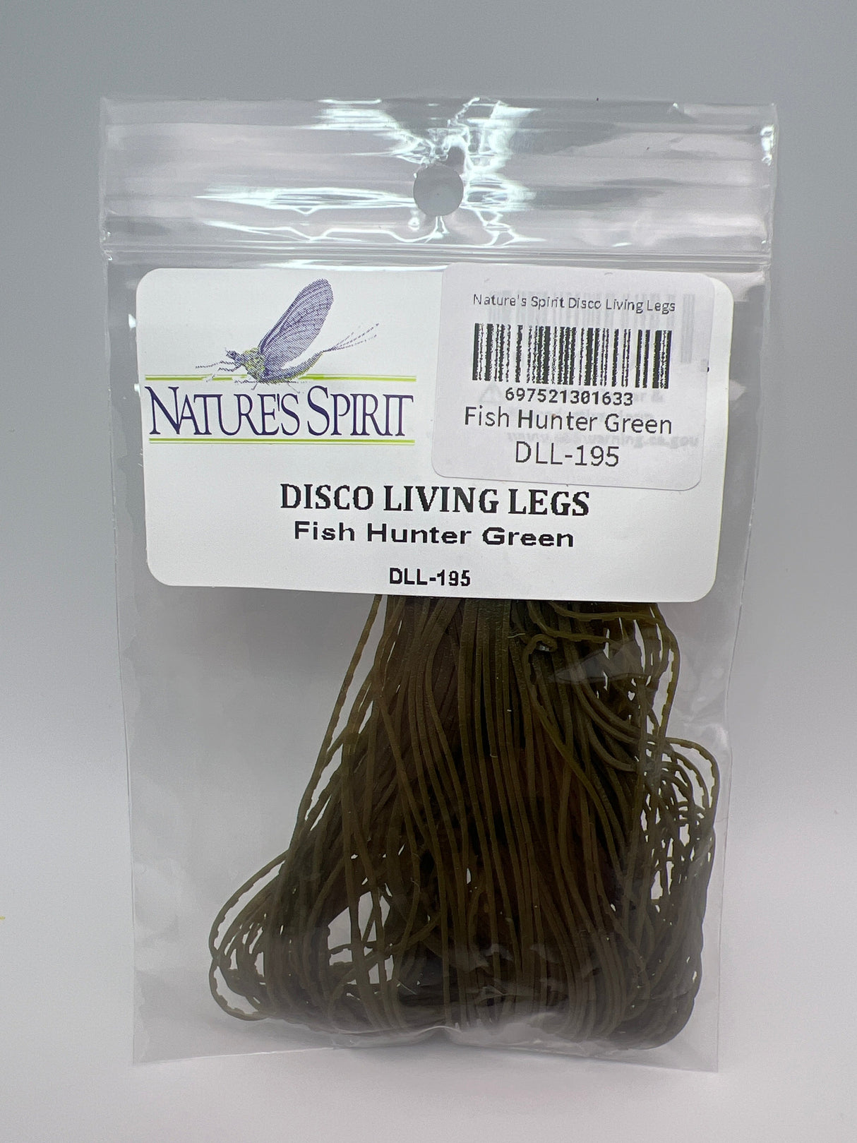 Nature's Spirit Disco Living Legs Fish Hunter Green Rubber Legs