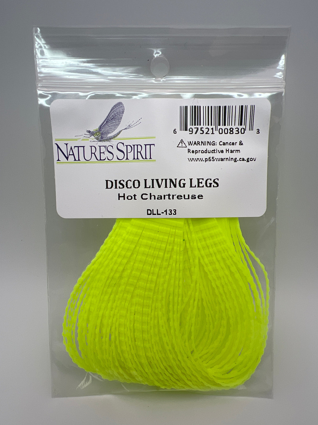 Nature's Spirit Disco Living Legs Hot Chartreuse Rubber Legs