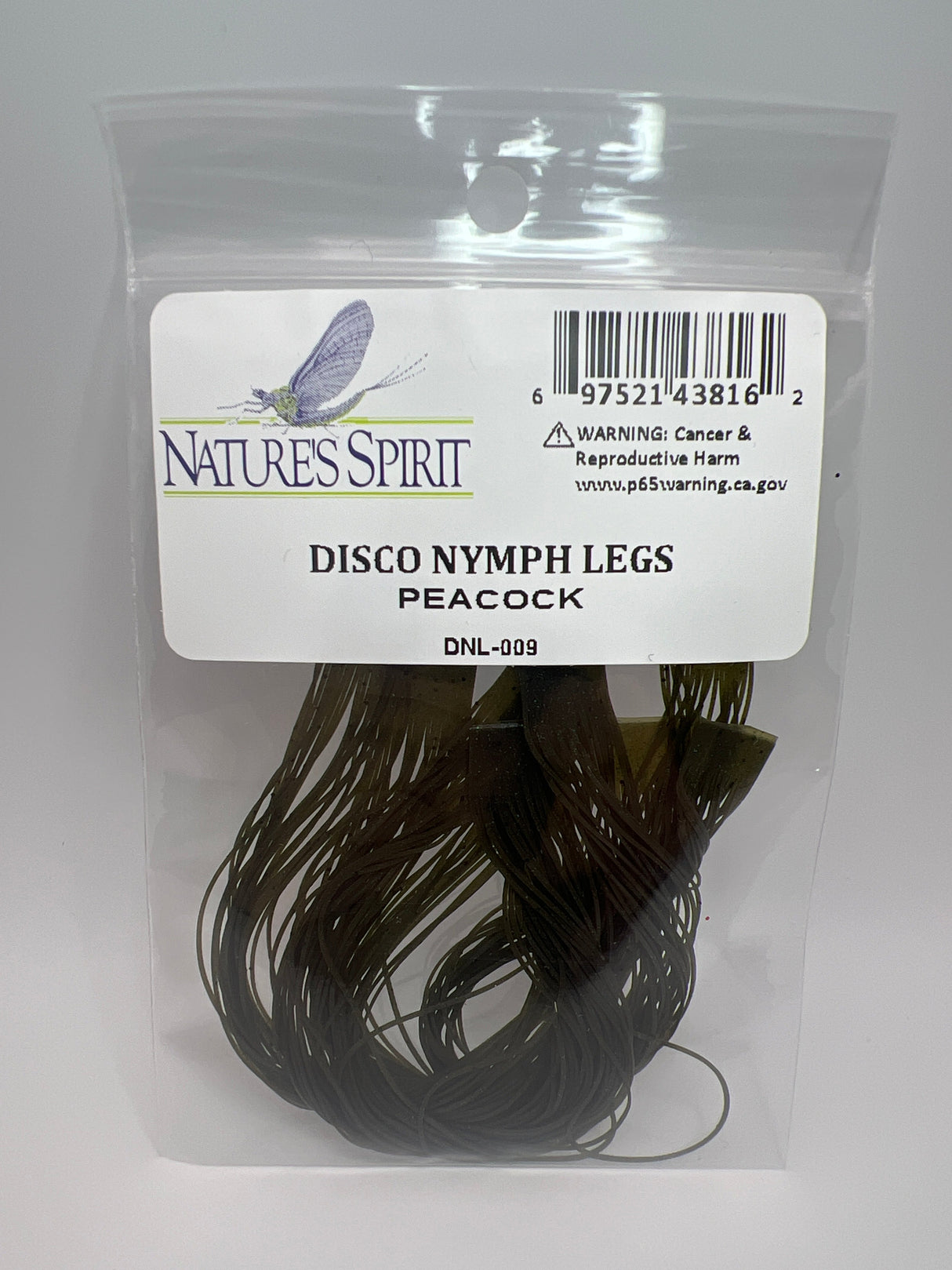 Nature's Spirit Disco Nymph Legs Peacock Rubber Legs